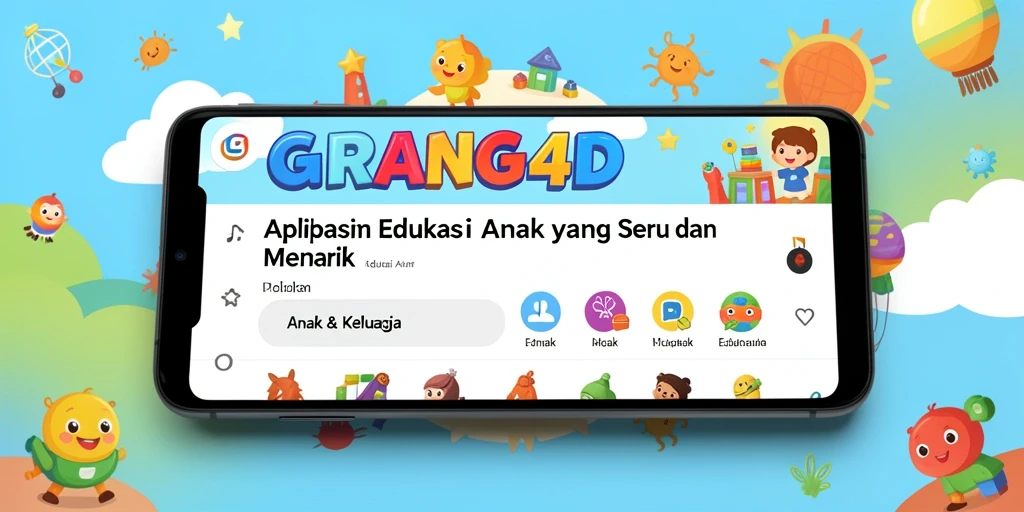Tampilan antarmuka GARANG4D yang ceria dan menarik untuk anak-anak.